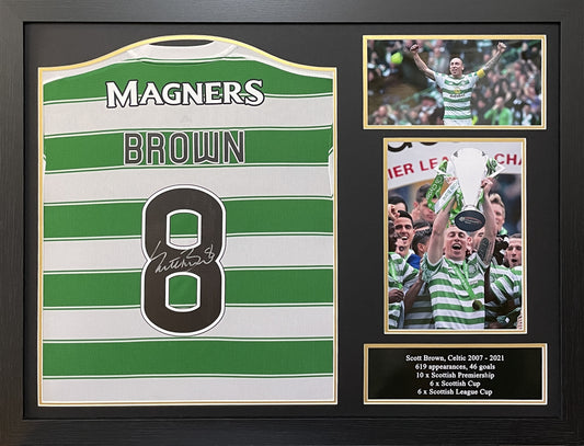 Scott Brown Signed Celtic Shirt