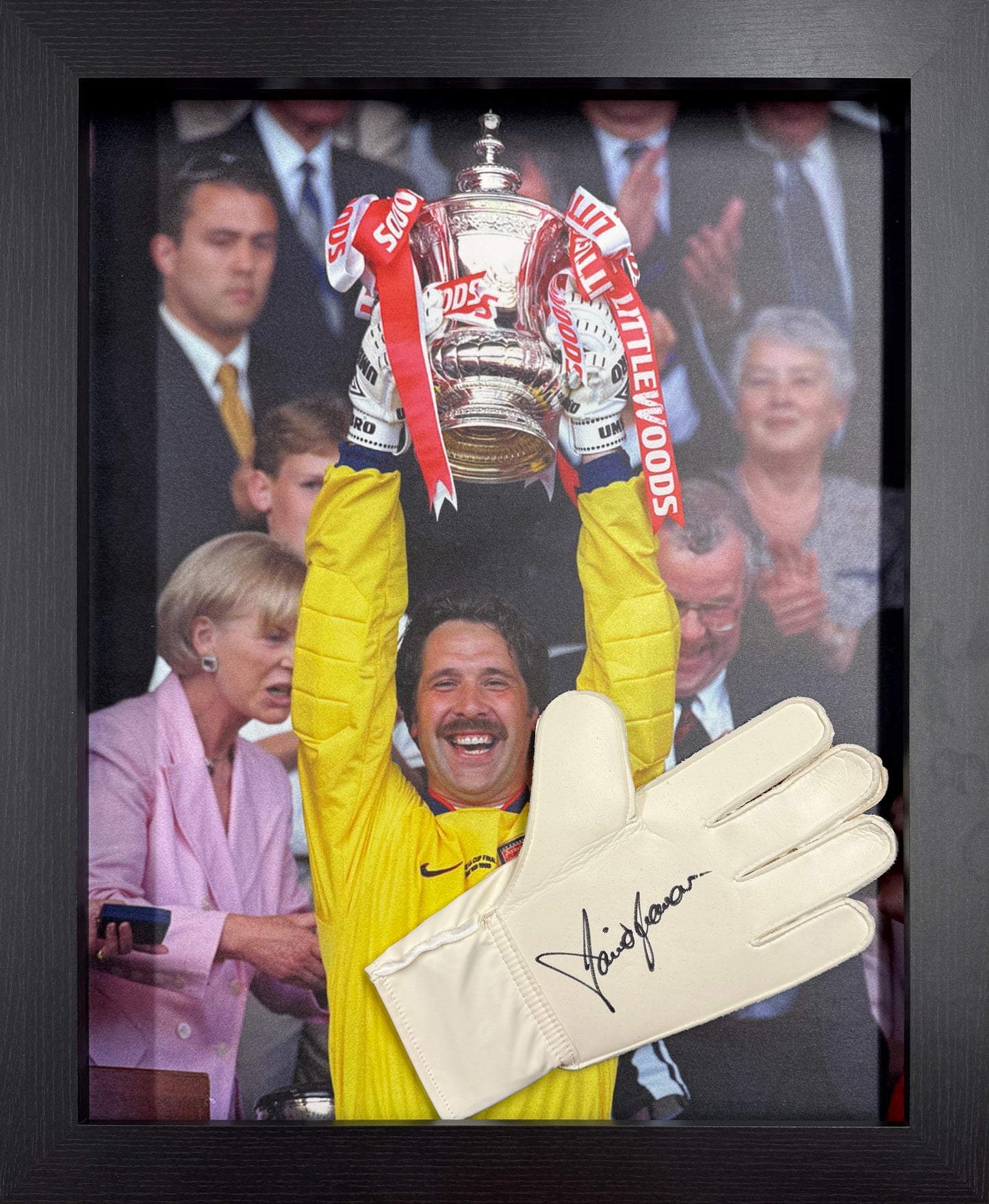 David Seaman Signed Arsenal Goalkeeper Glove