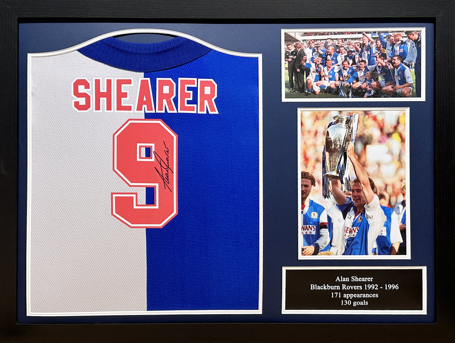 Alan Shearer Signed Blackburn Rovers 1996 Shirt