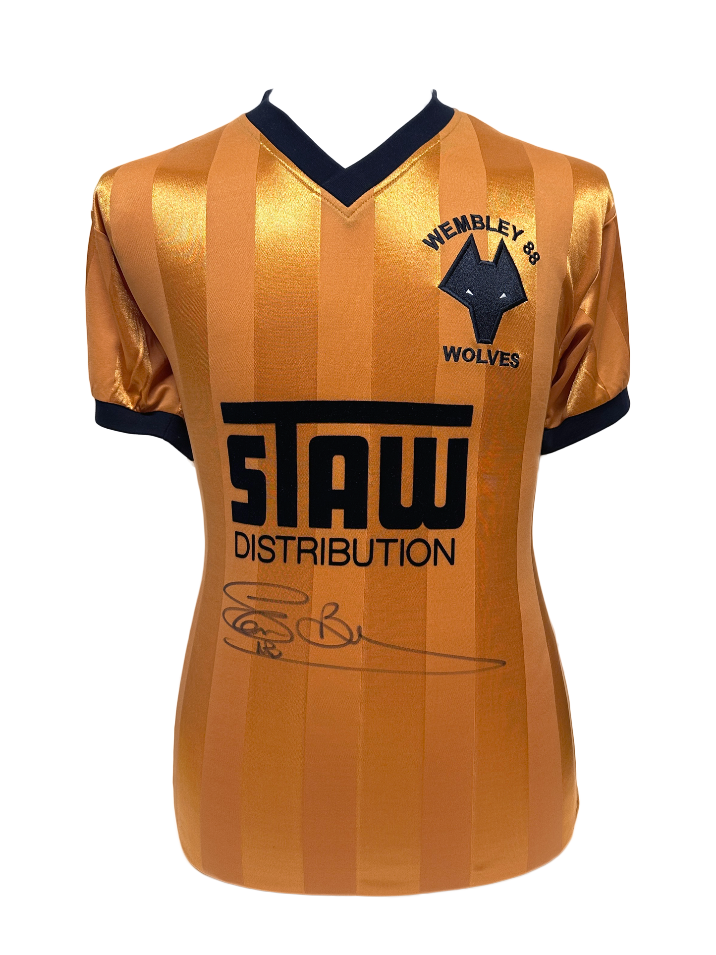 Steve Bull Signed Wolves Shirt