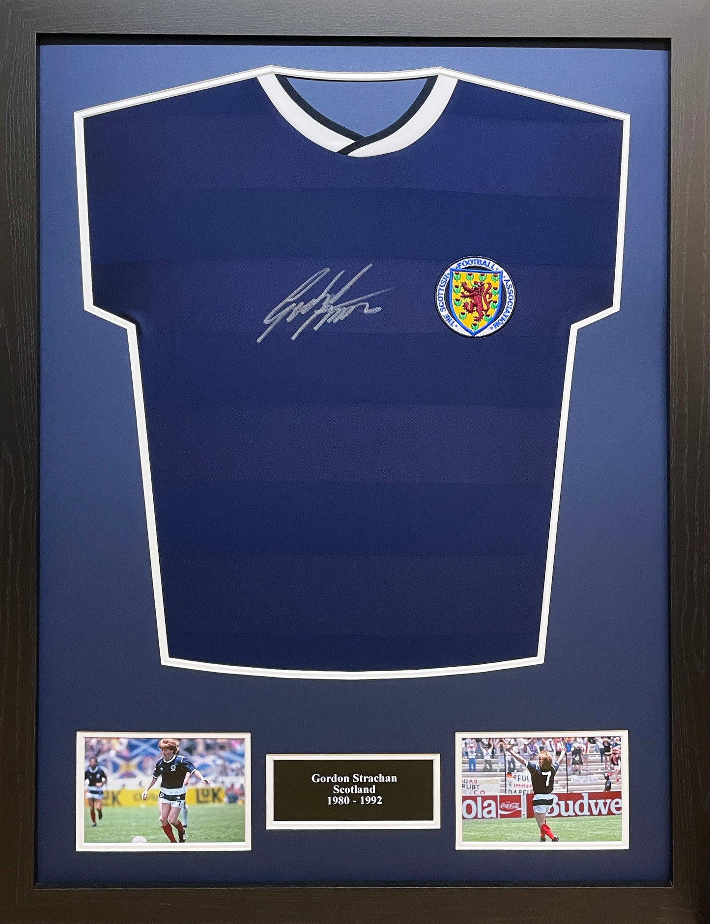 Gordon Strachan Signed Scotland Shirt