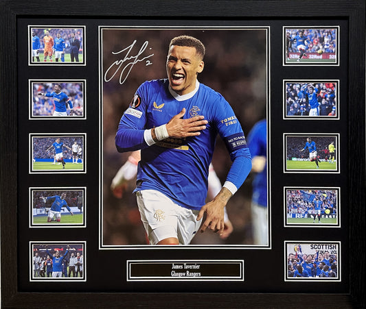 James Tavernier Signed Rangers Photo