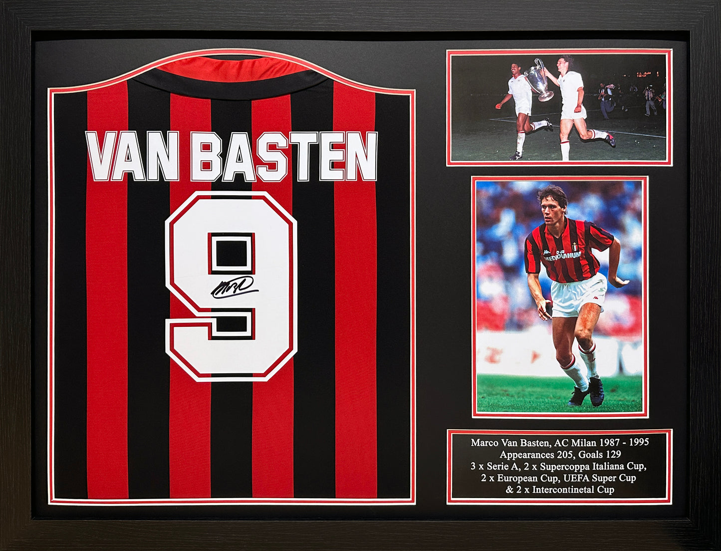 Marco Van Basten AC Milan Signed Shirt