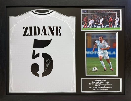 Zinedine Zidane Signed Real Madrid Shirt