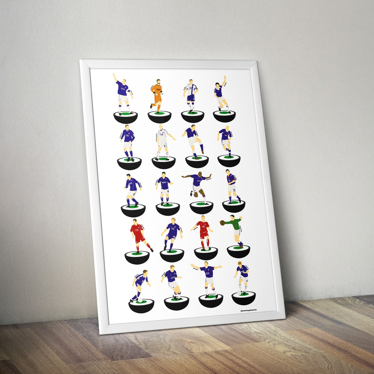 Chesterfield Subbuteo Print