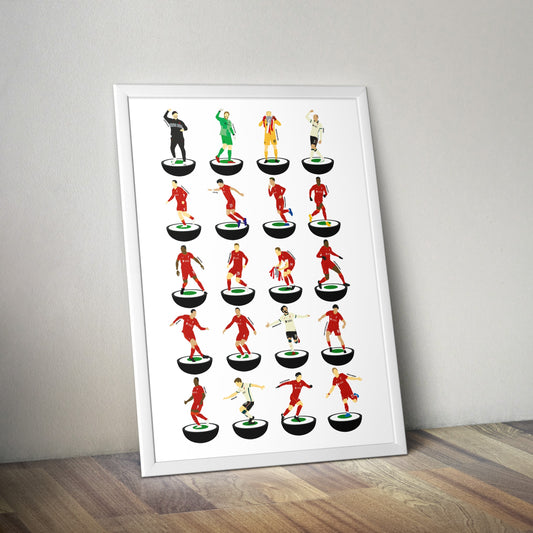 Liverpool 2022 Double Subbuteo Print