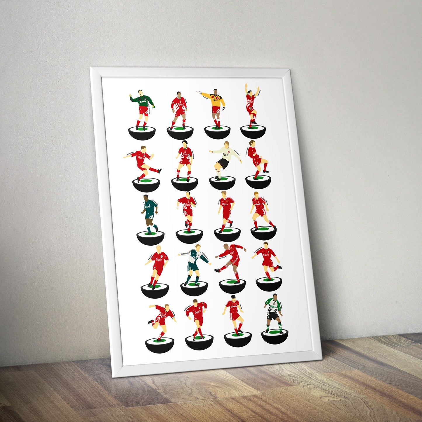 Liverpool 1990’s Subbuteo Print