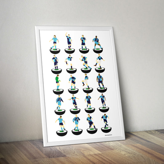 Wycombe Wanderers Subbuteo Print