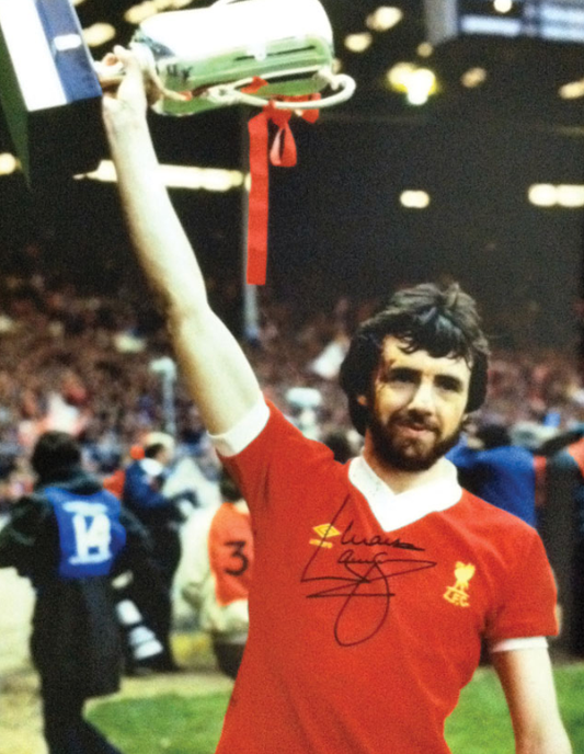 Mark Lawrenson Signed Liverpool Photo