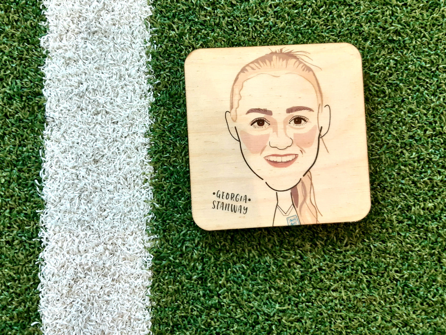 Georgia Stanway Wooden Coasters