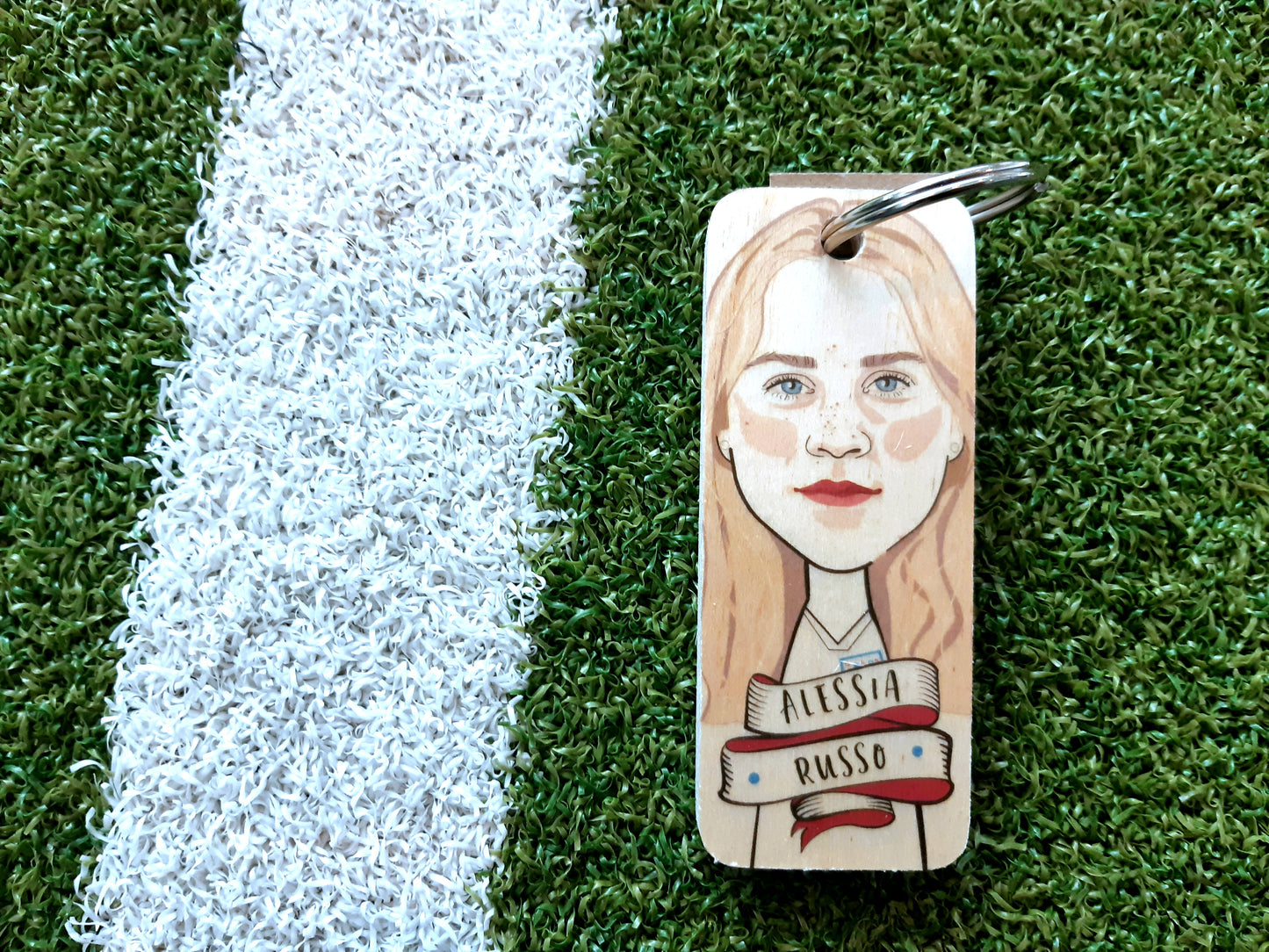 Alessia Russo Wooden Keyring