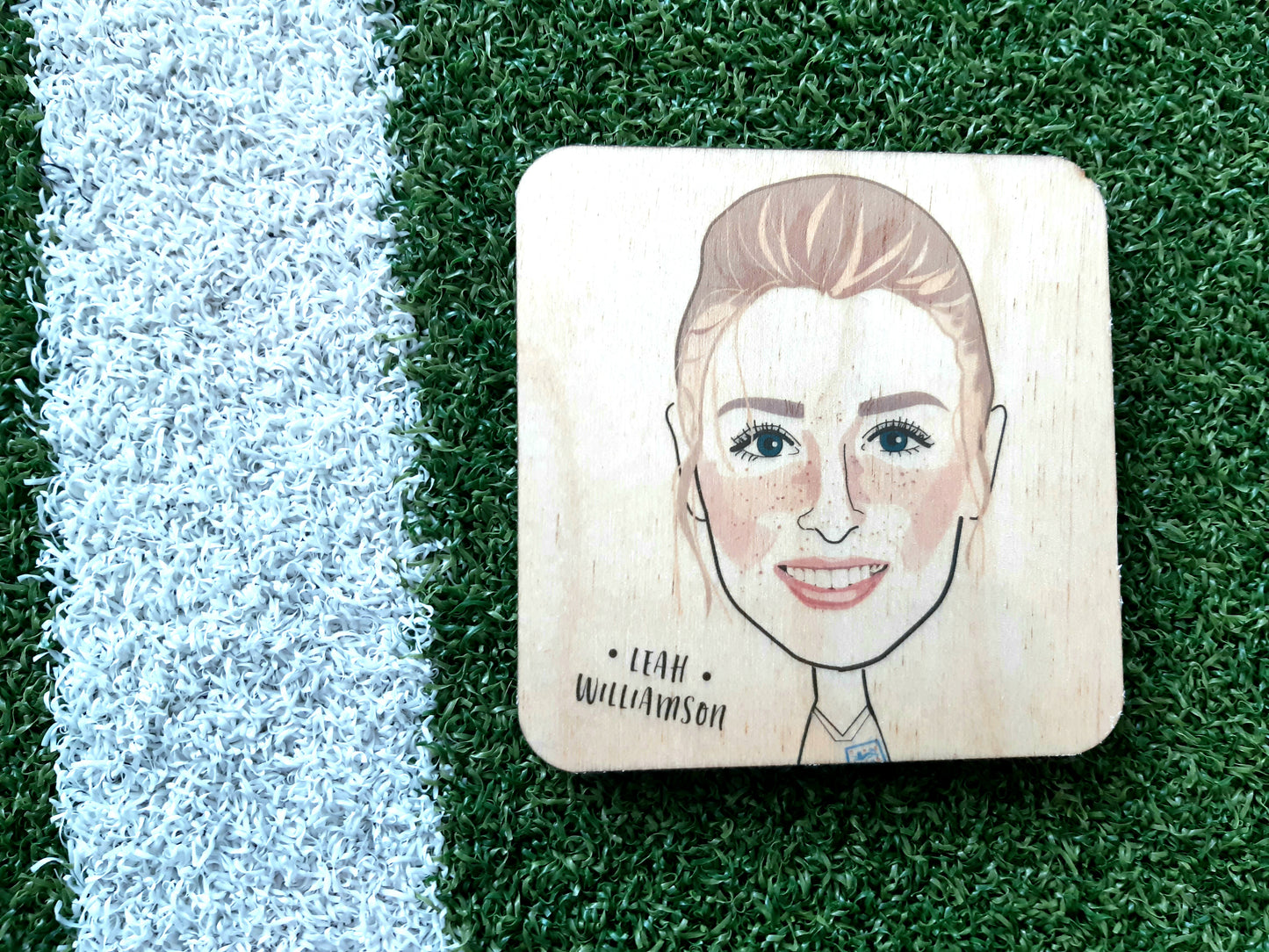 Leah Williamson Wooden Coasters