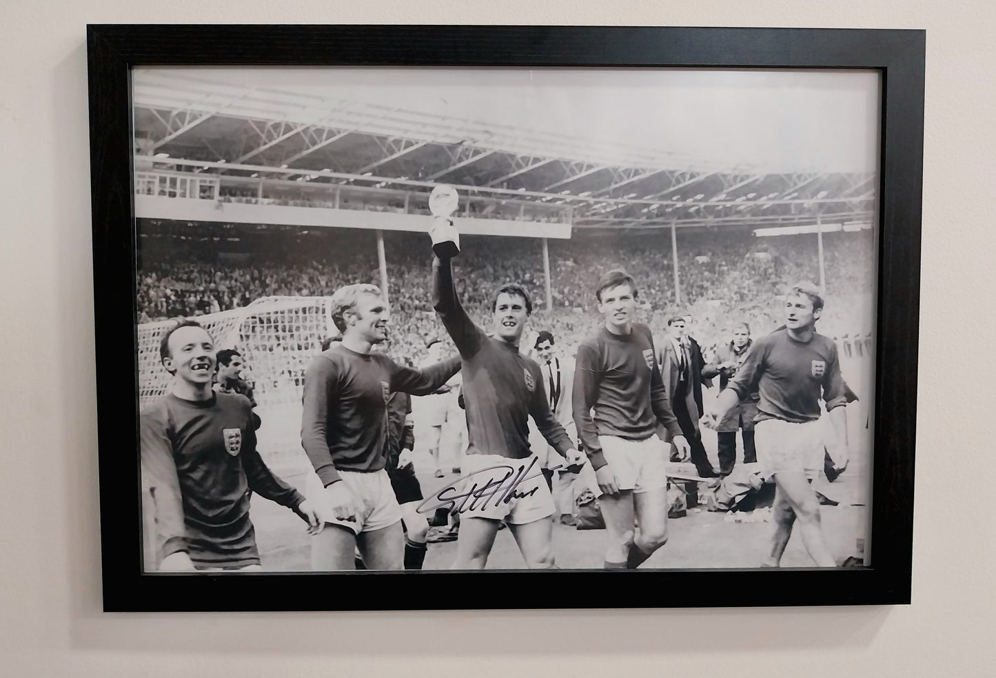 Geoff Hurst Signed Framed Photo
