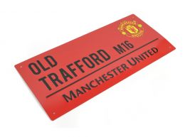 Old Trafford Manchester United Street Sign