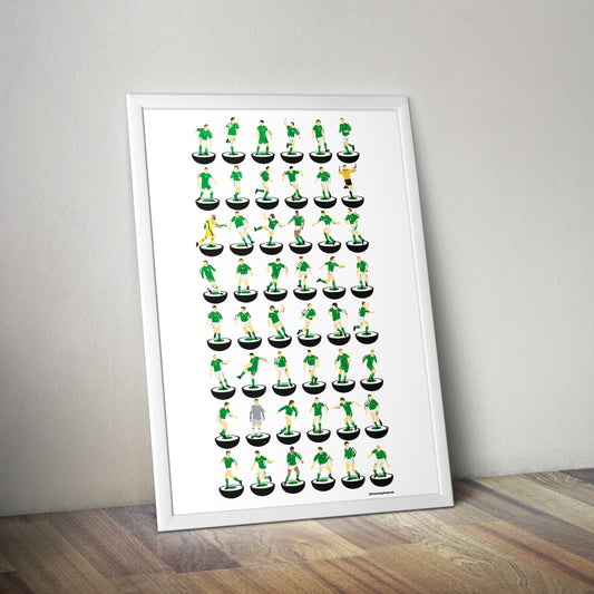 Republic of Ireland Subbuteo Print