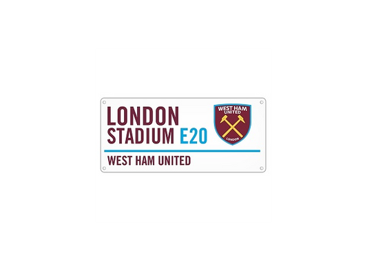 West Ham Metal Street Sign