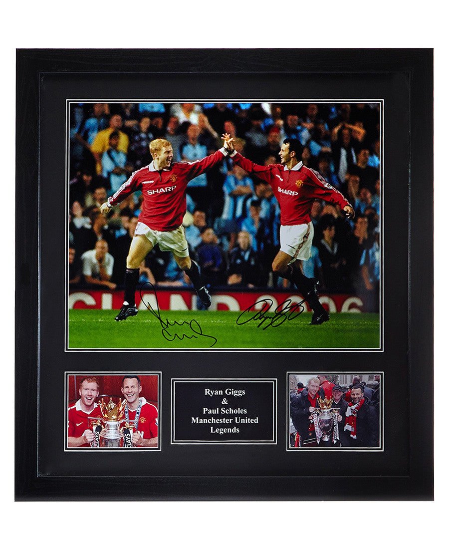 Paul Scholes and Ryan Giggs Signed Photograph