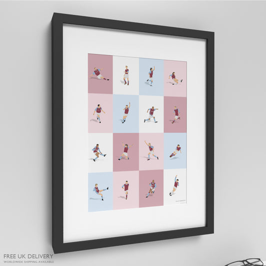 Aston Villa’s Greatest Players Print