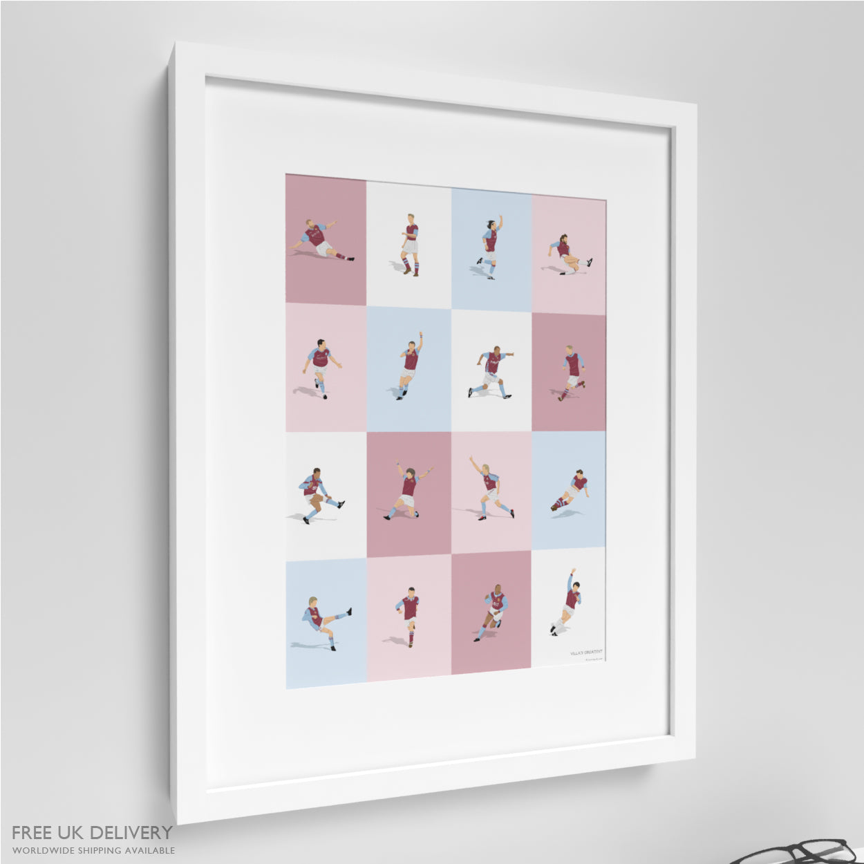 Aston Villa’s Greatest Players Print
