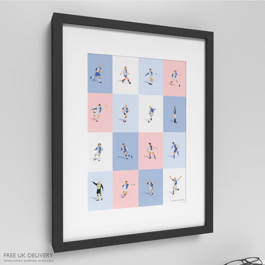 Blackburn Rovers' Greatest Players Print