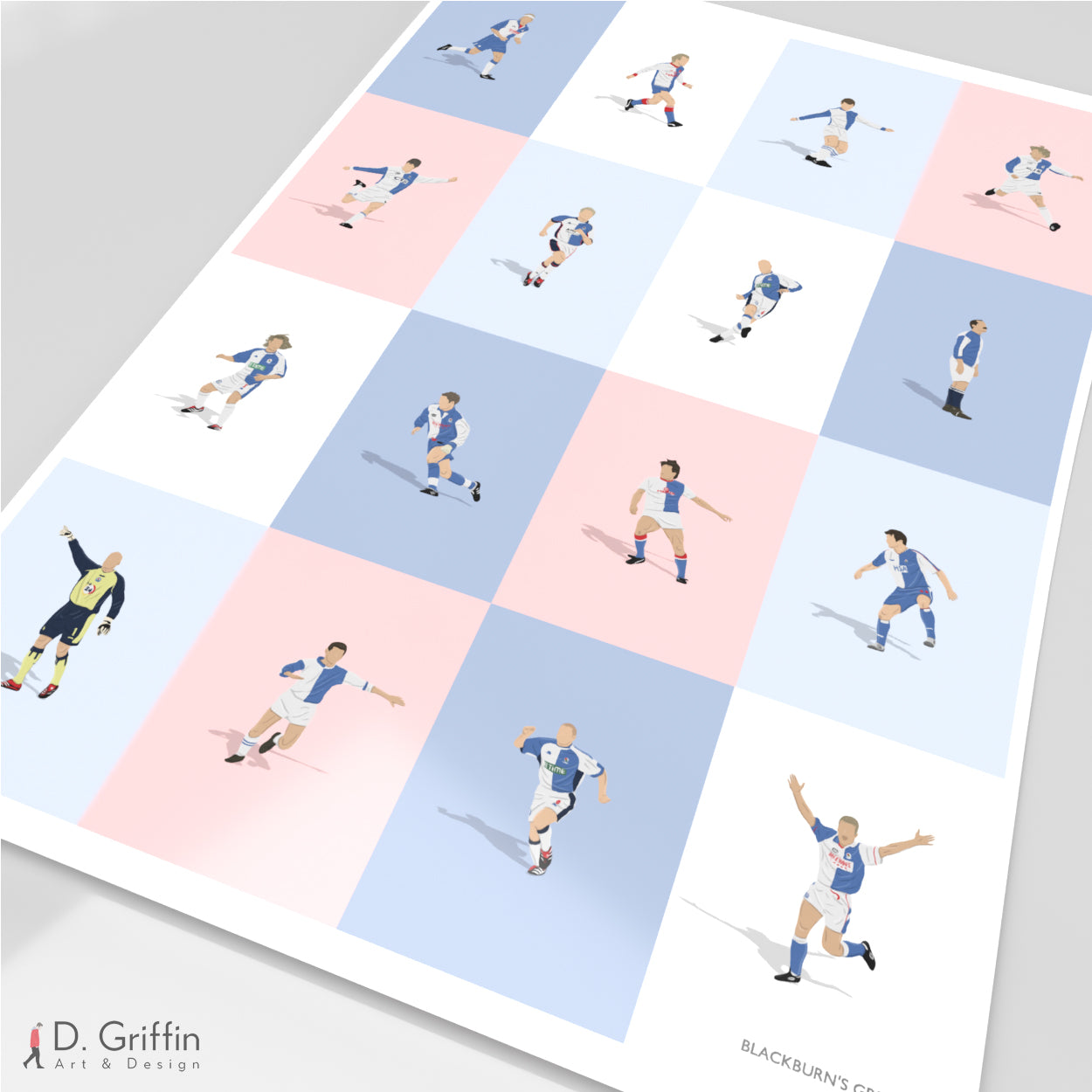 Blackburn Rovers' Greatest Players Print