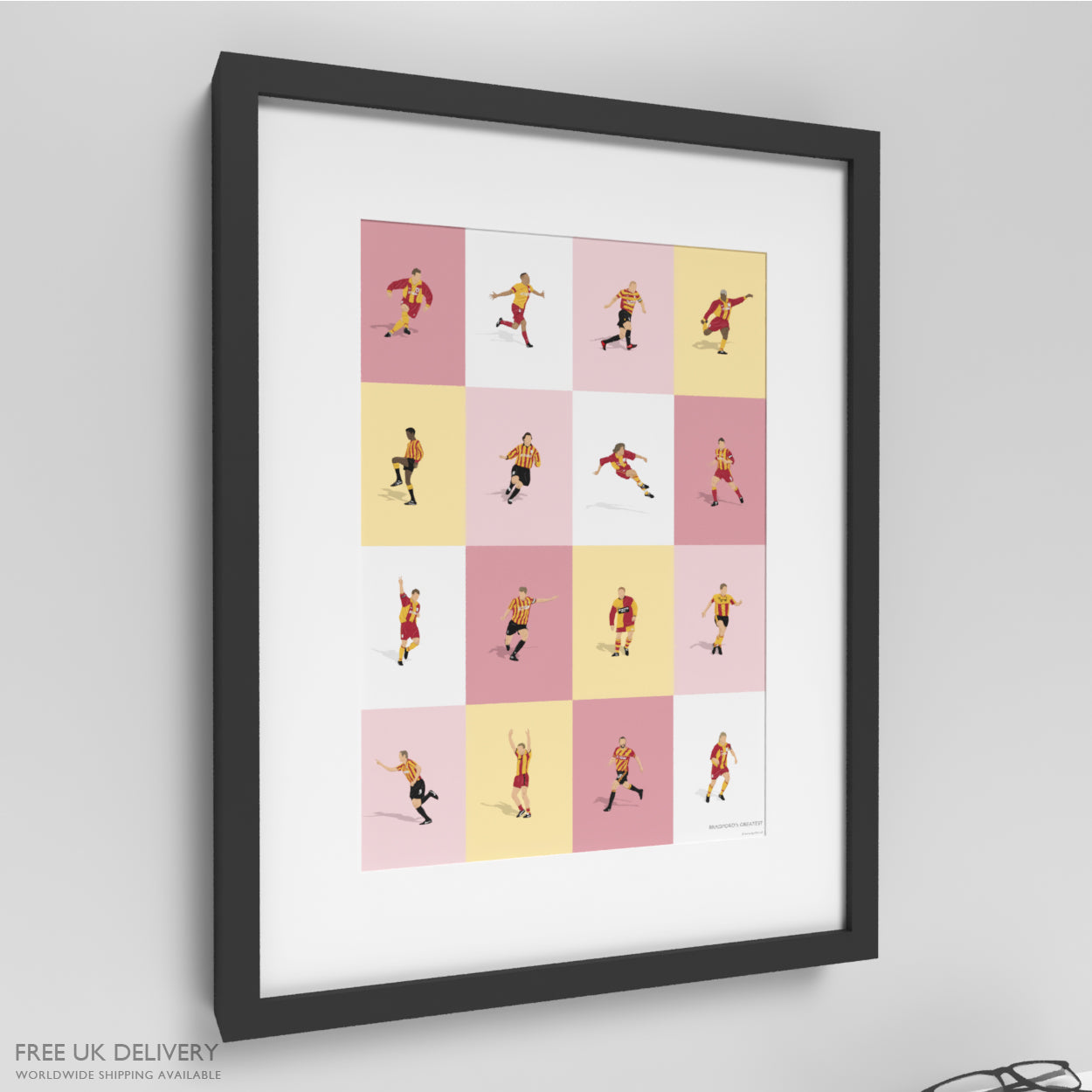 Bradford City's Greatest Players Print