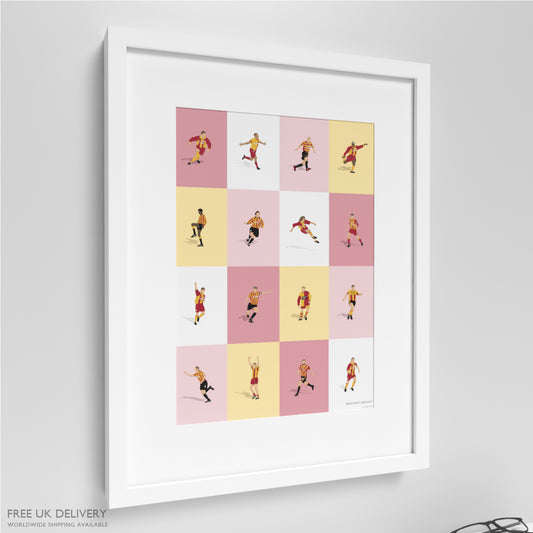 Bradford City's Greatest Players Print