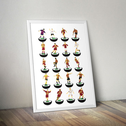 Bradford City Subbuteo Print