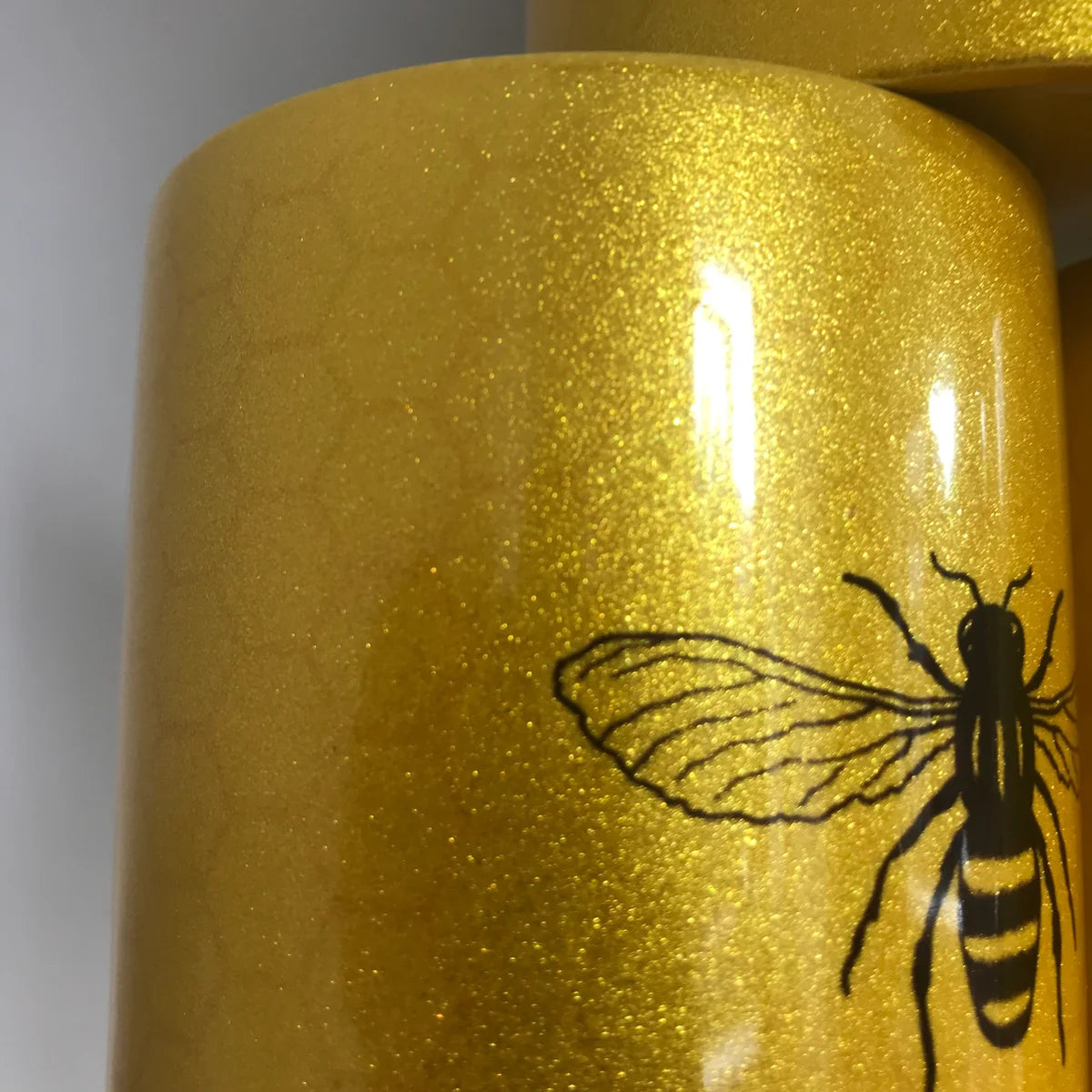 Manchester Bee Gold Sparkly Mug - The Manchester Bee Co.