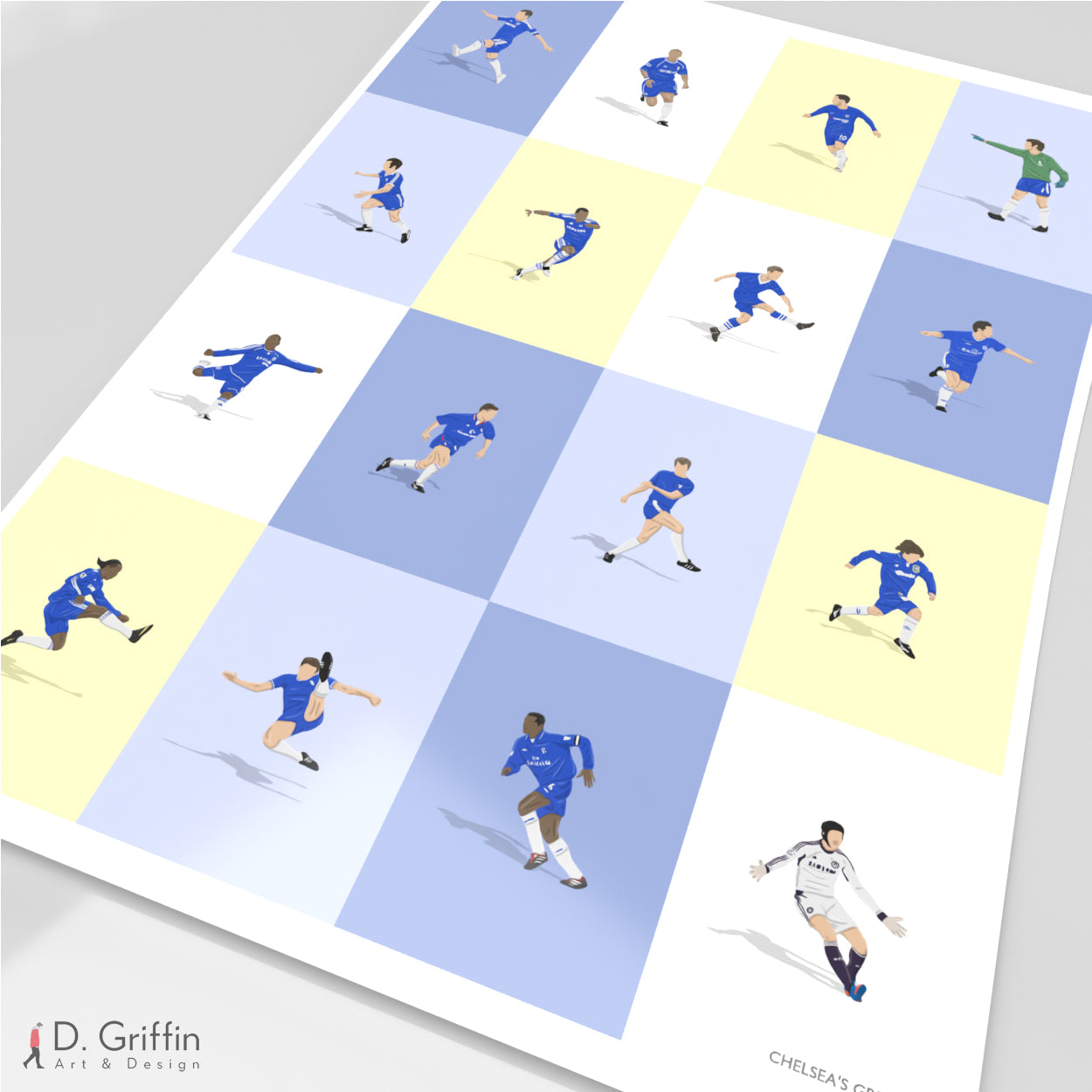 Chelsea's Greatest Players Print