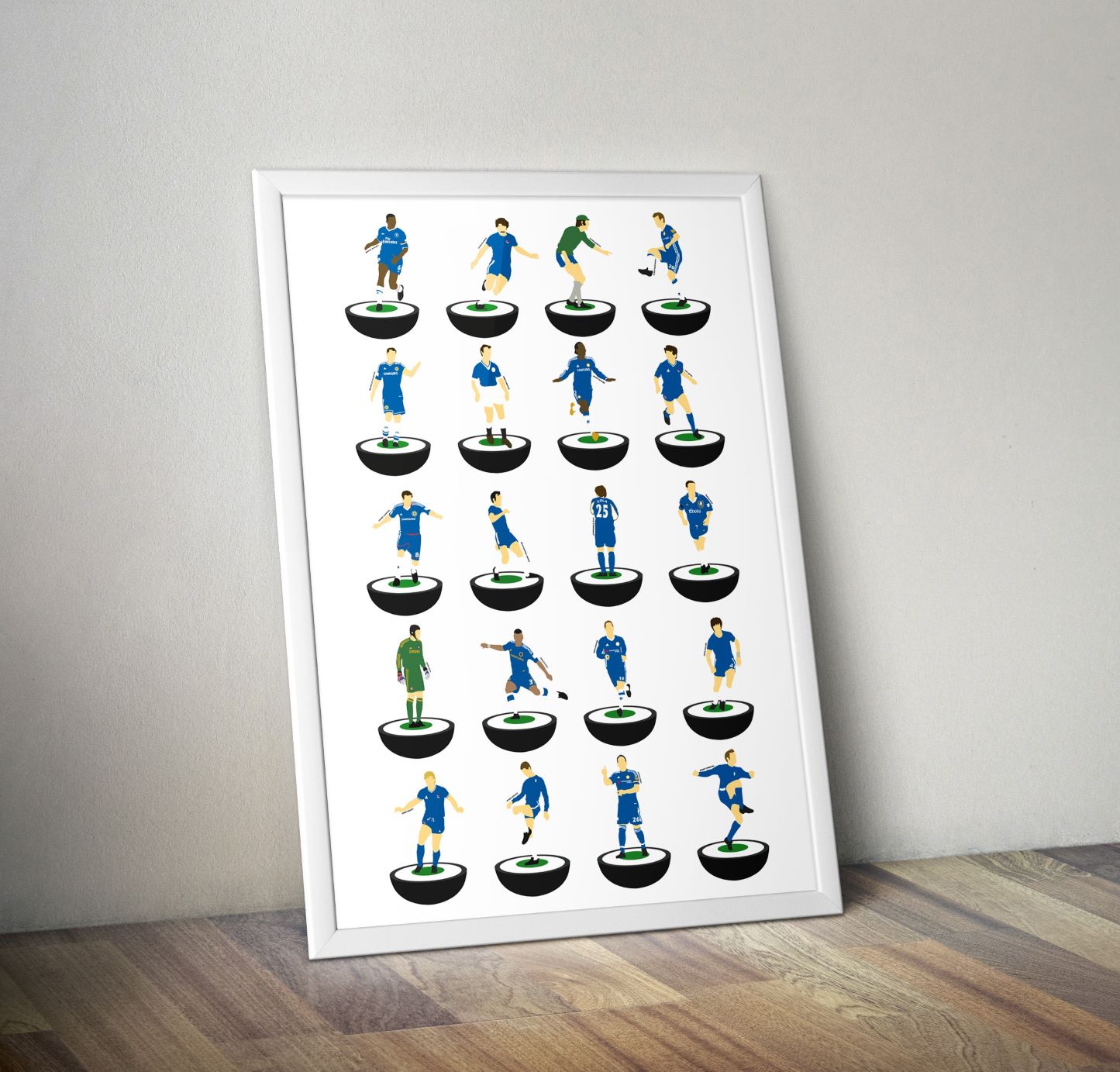 GIANFRANCO ZOLA CHELSEA Giclee Art Print Chelsea Football 