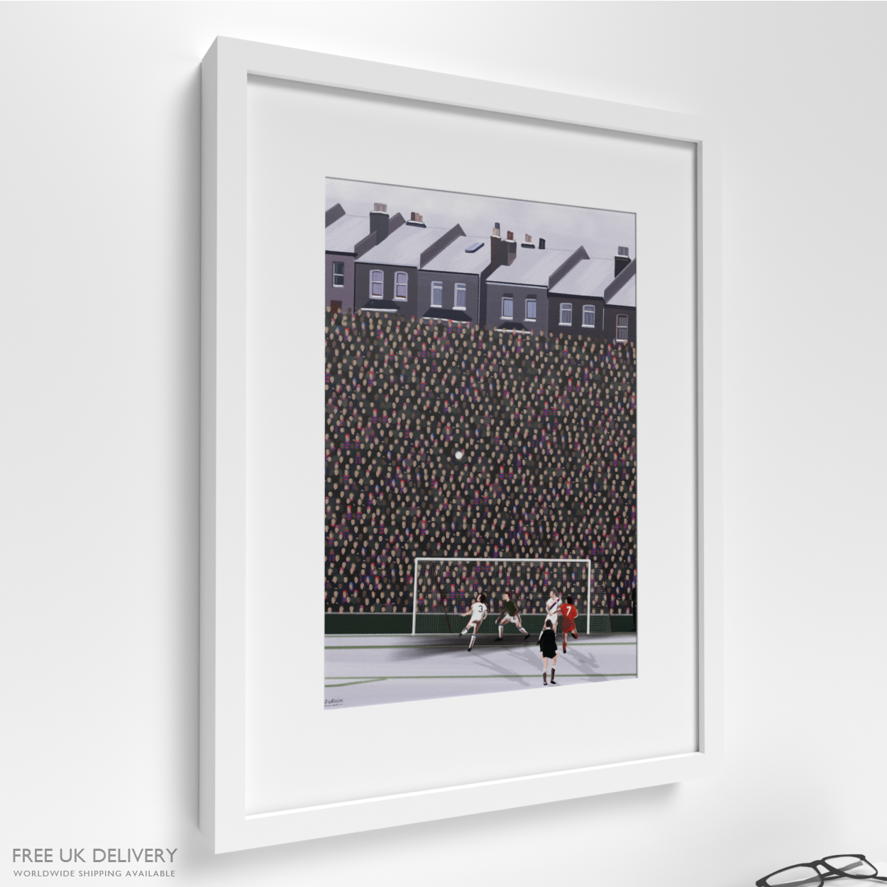 Snowy Holmesdale Art Print