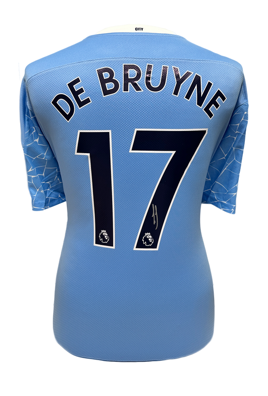 Kevin De Bruyne Signed Manchester City Shirt