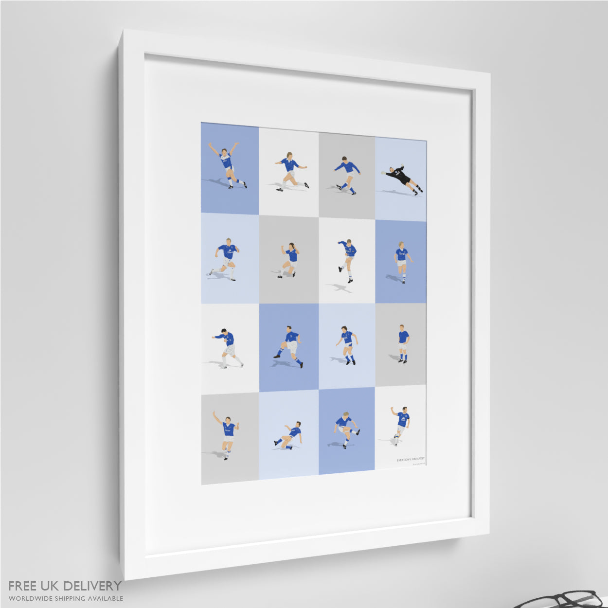 Everton's Greatest Players Print