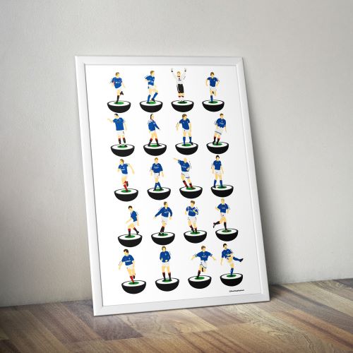 Glasgow Rangers Subbuteo Print
