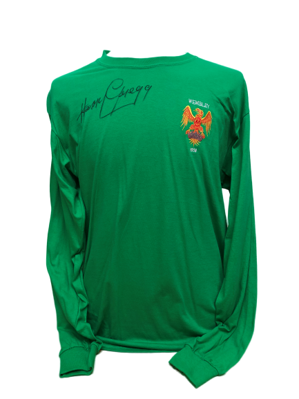 Harry Gregg Signed 1958 FA Cup Final Retro Shirt