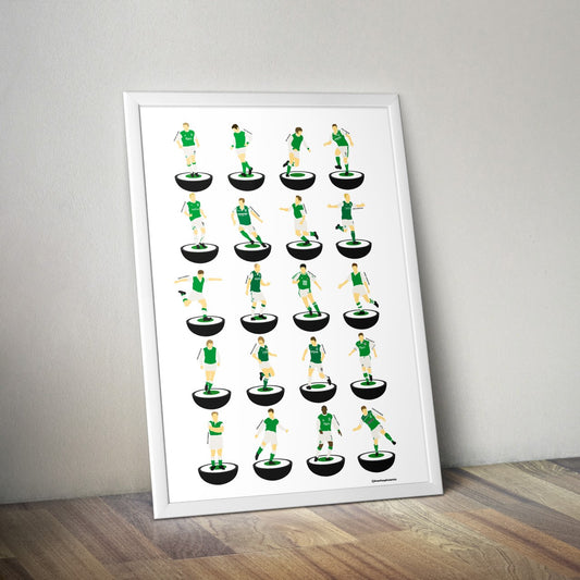 Hibernian Subbuteo Print