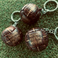 National Football Museum 50s Style Leather Football Keyring