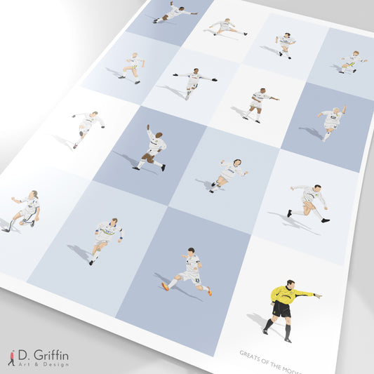 Leeds' Greatest Players Print