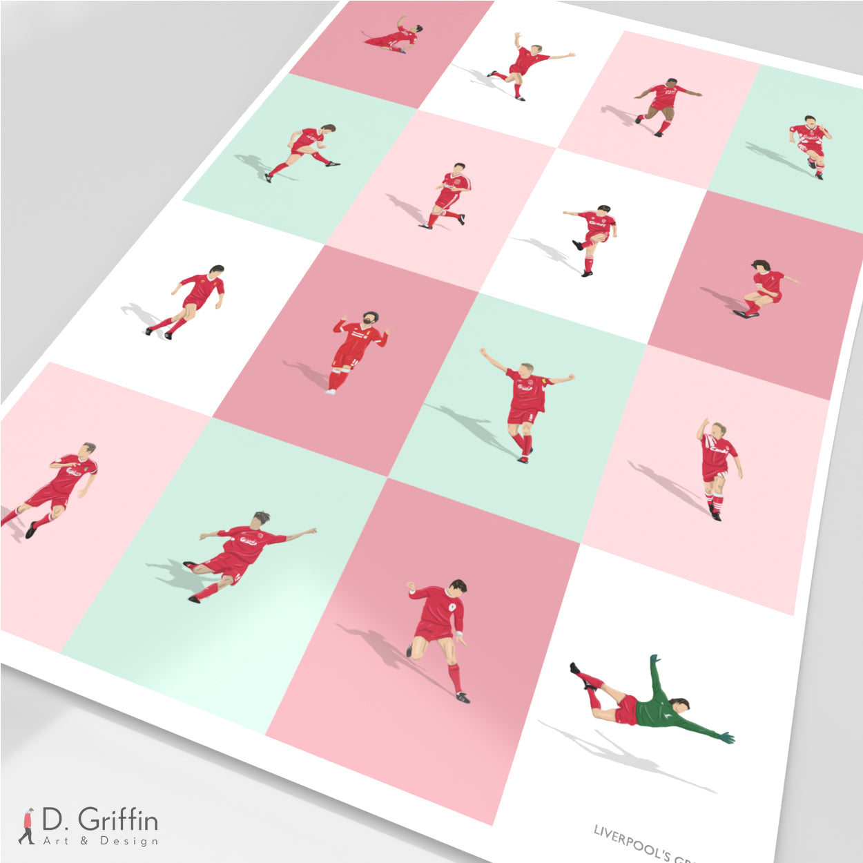 Liverpool's Greatest Players Print