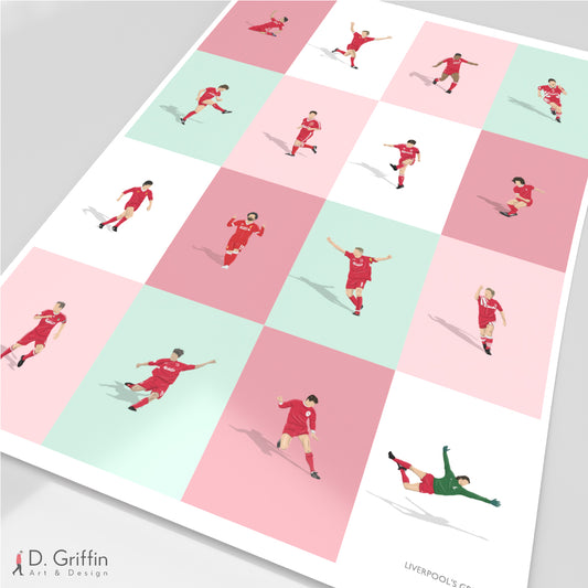 Liverpool's Greatest Players Print