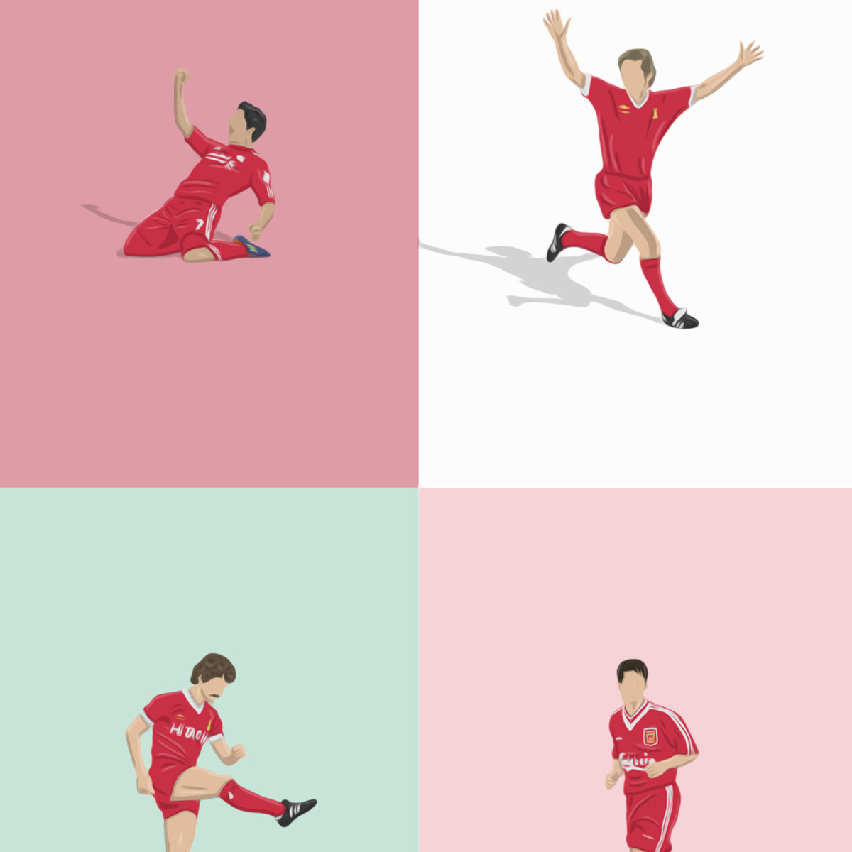 Liverpool's Greatest Players Print
