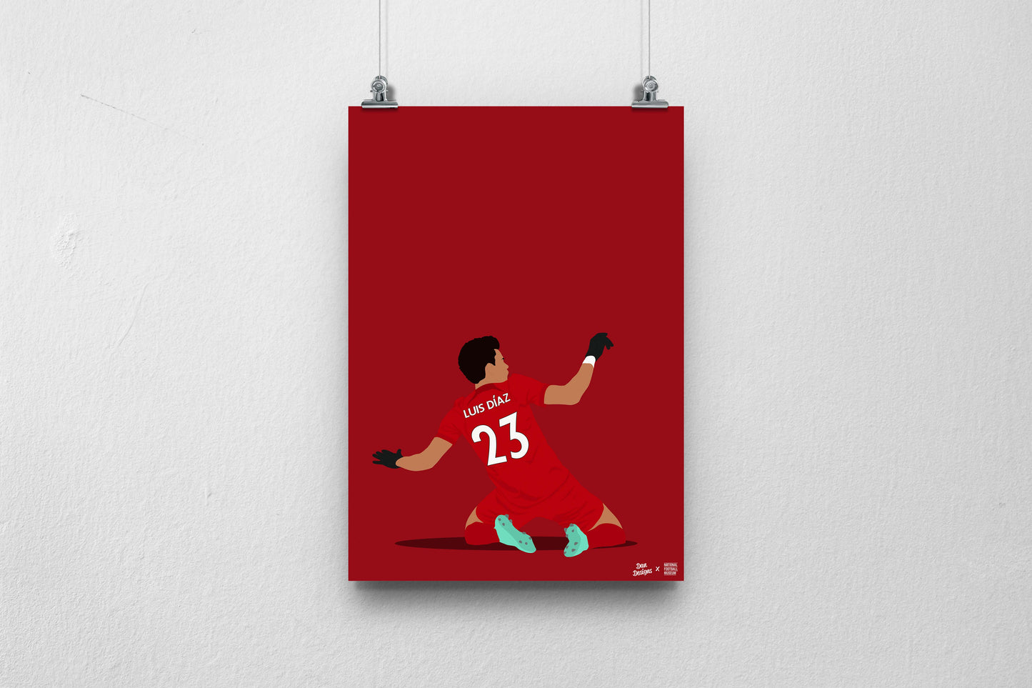 Luis Diaz A3 Print - DanDesignsGB
