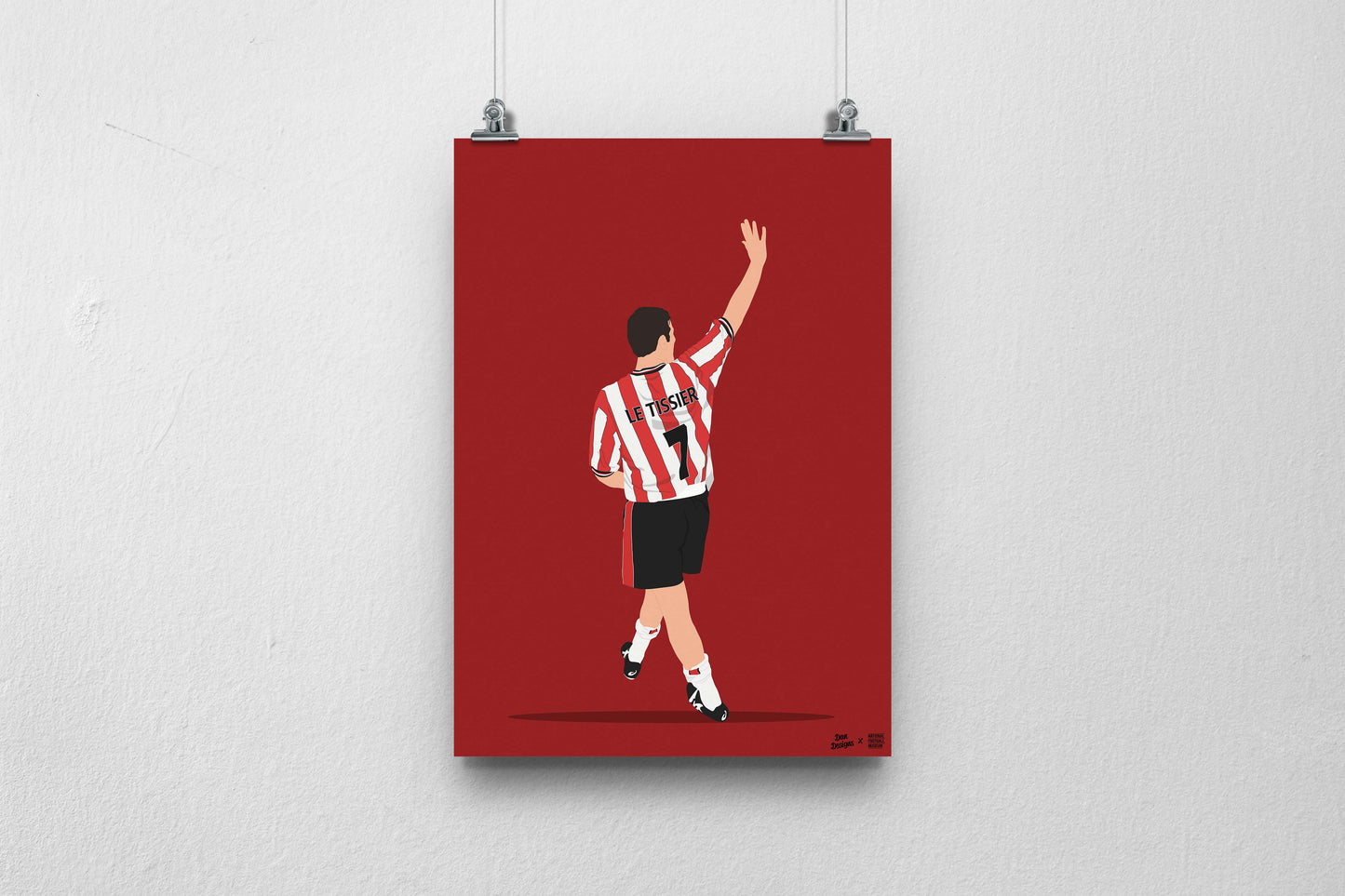 Matt LeTissier A3 Print - DanDesignsGB