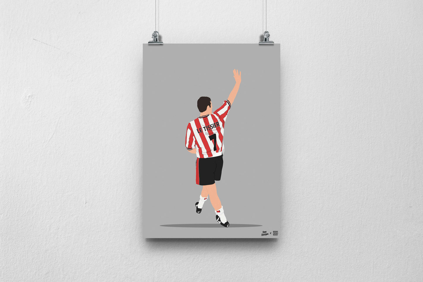 Matt LeTissier A3 Print - DanDesignsGB