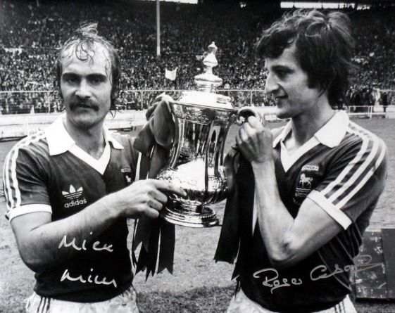 Mills & Osbourne Signed 1978 FA Cup Final Photo