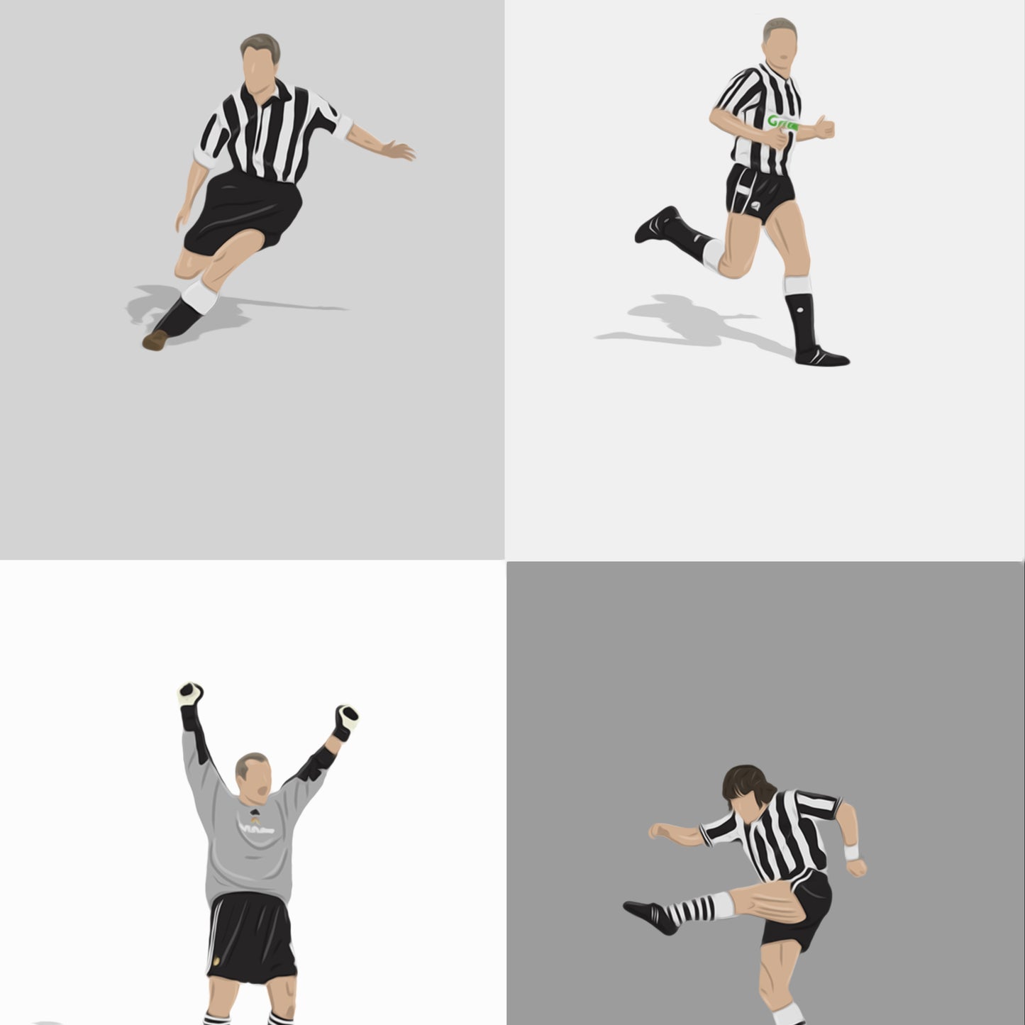 Newcastle's Greatest Players Print