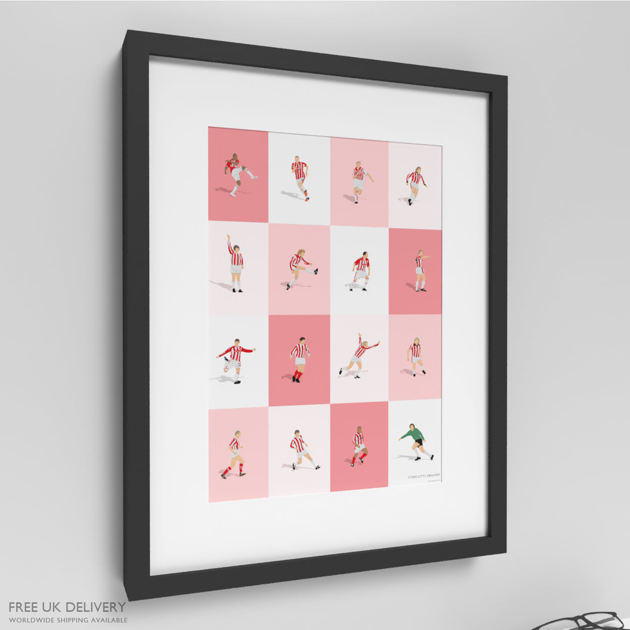 Stoke's Greatest Players Print