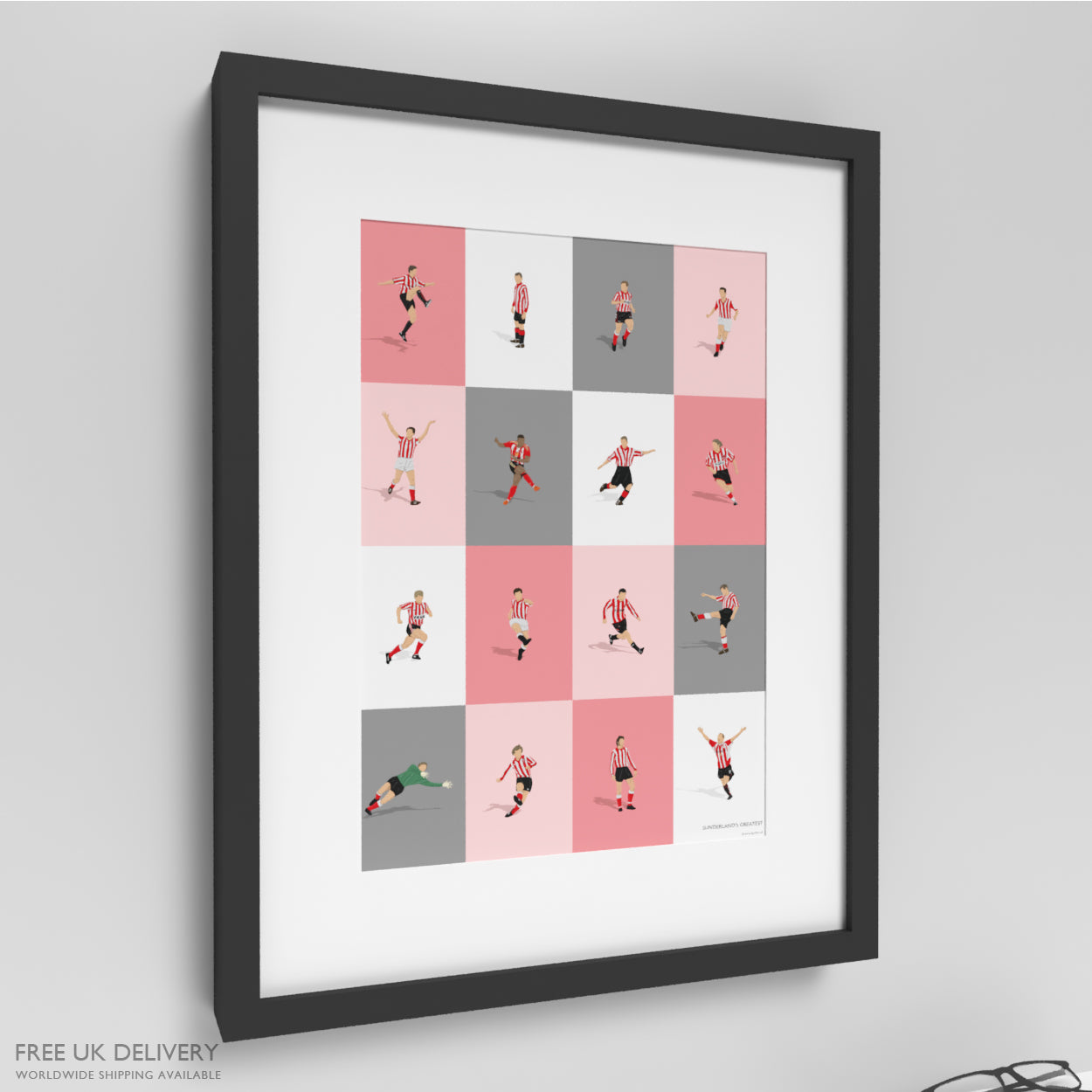 Sunderland's Greatest Players Print