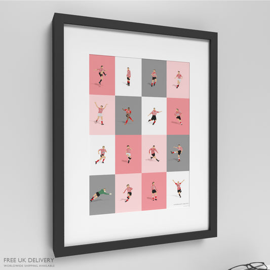Sunderland's Greatest Players Print